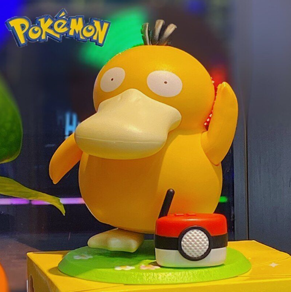 KFC Dancing Psyduck Swing Sounding Toy Music Box Figure Children Gift Box Set